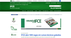 Desktop Screenshot of cefetce.br