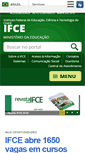 Mobile Screenshot of cefetce.br