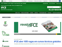 Tablet Screenshot of cefetce.br